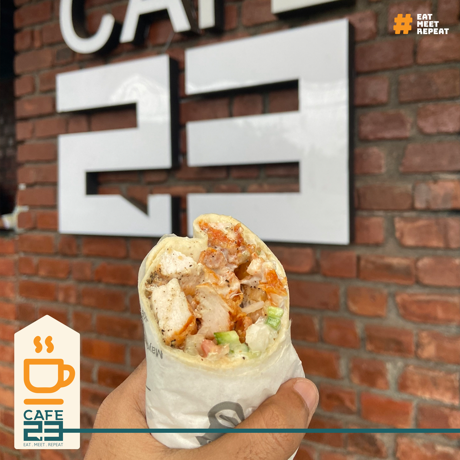 CAFE 23 Shawarma Wrap Experience
