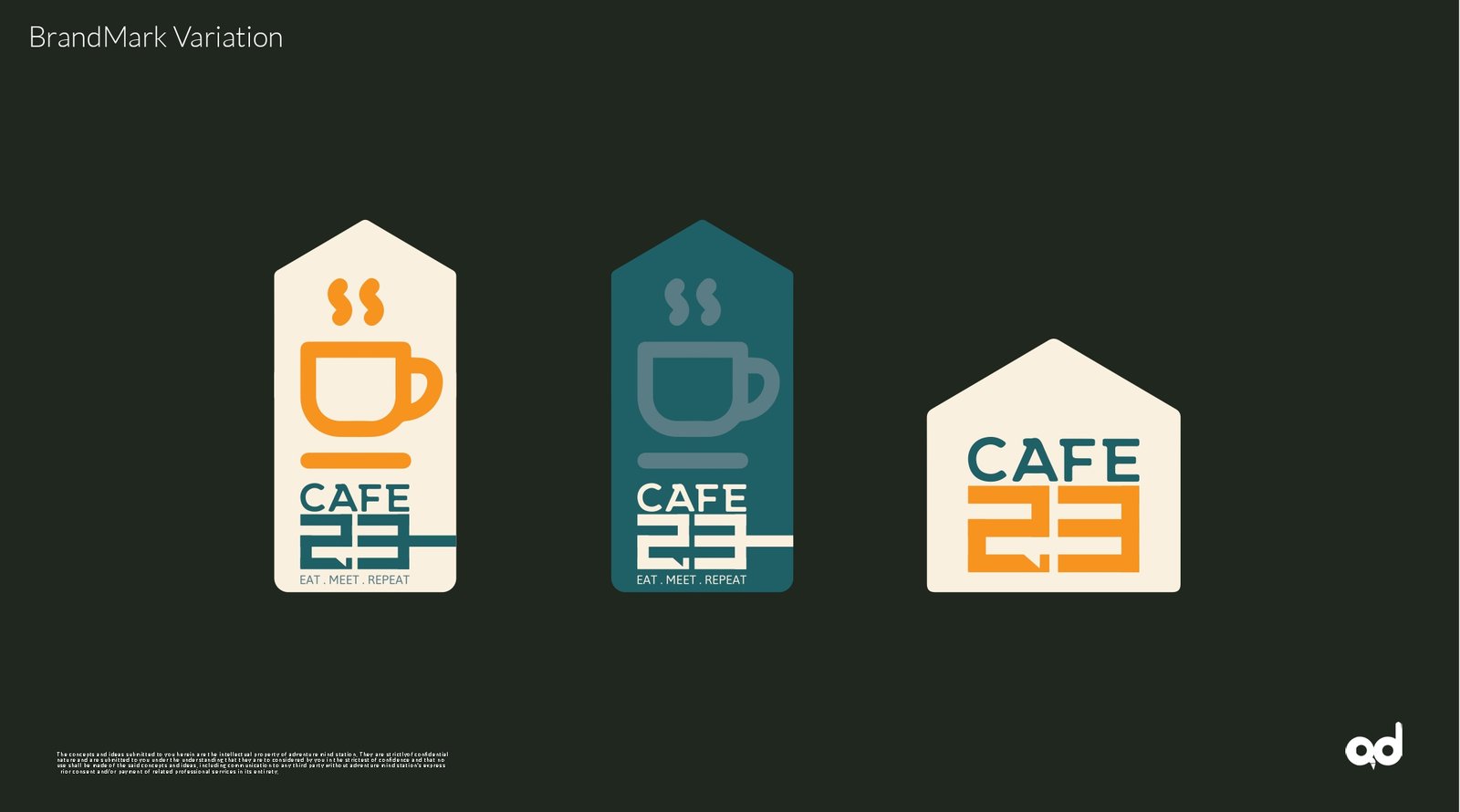 CAFE 23 Cafe Signage Concept