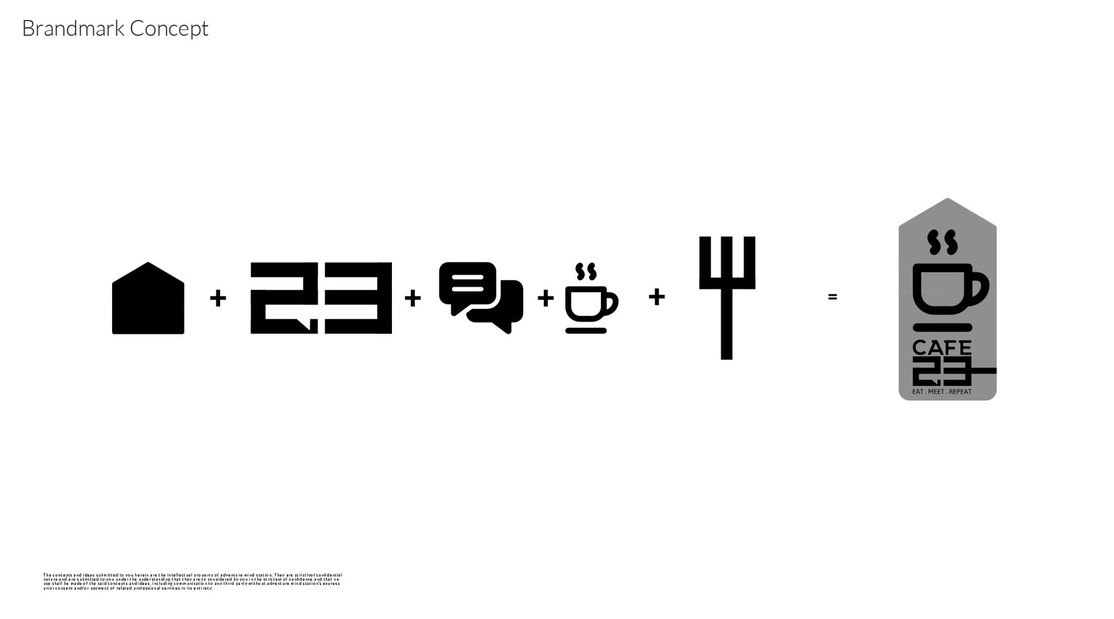 CAFE 23 BrandMark Concept Equation