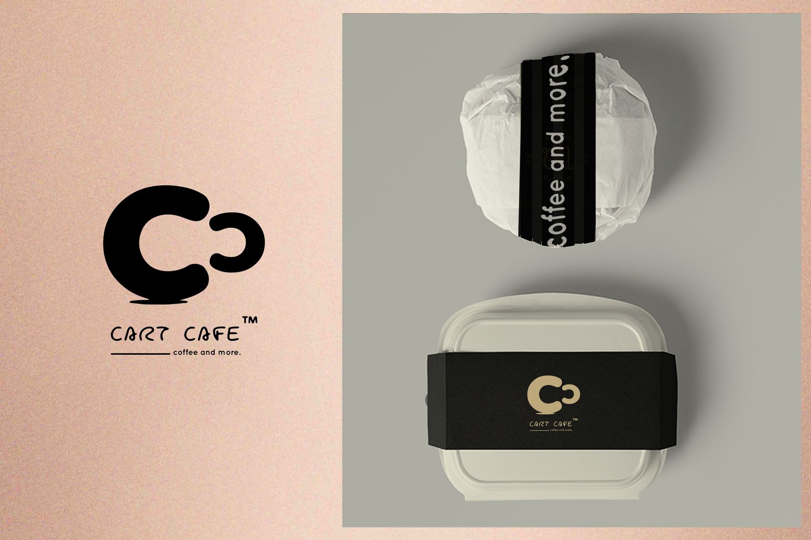 Cart Cafe Packaging Mockup