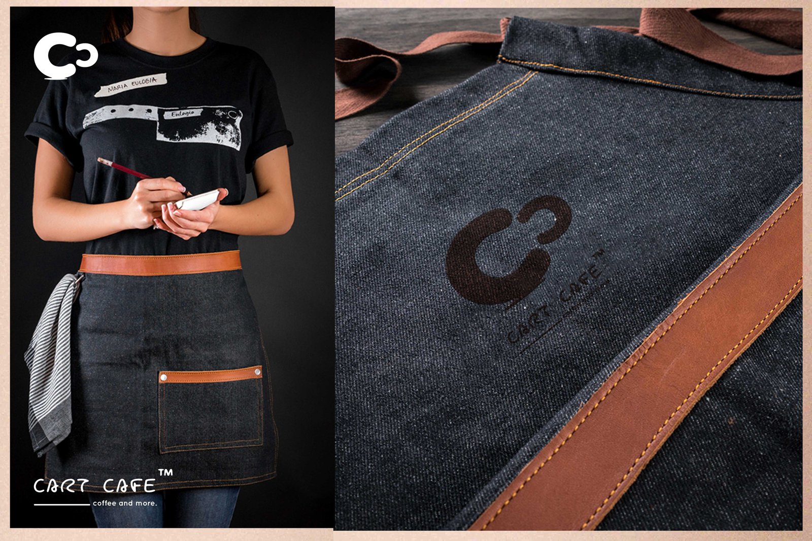 Cart Cafe Barista Apron