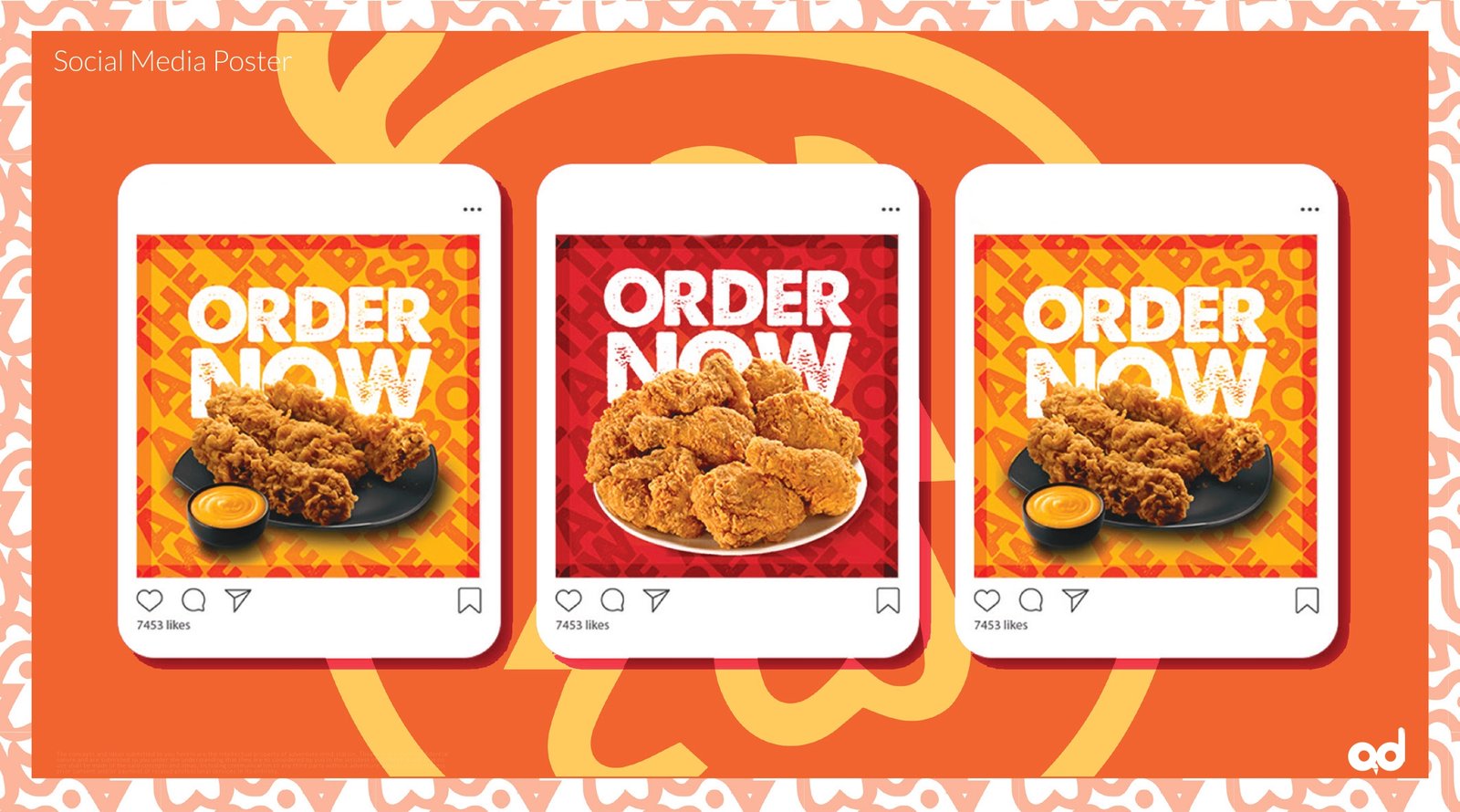 CRIS KEN Tagline on Brand Pattern