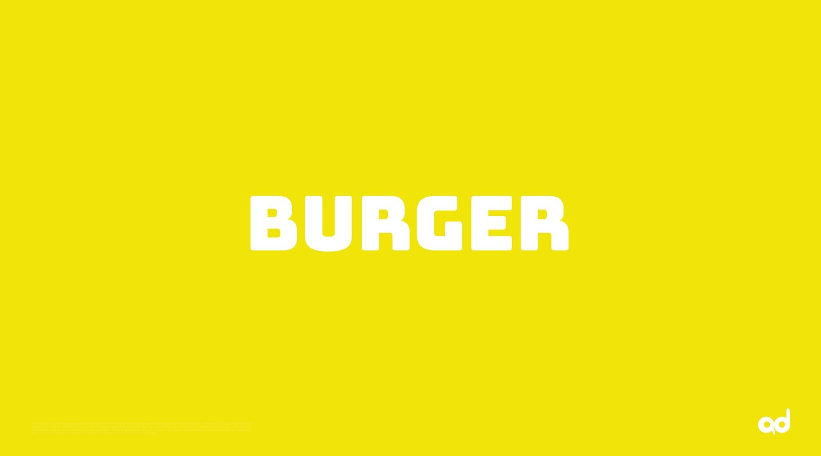 CRIS KEN Burger Typography