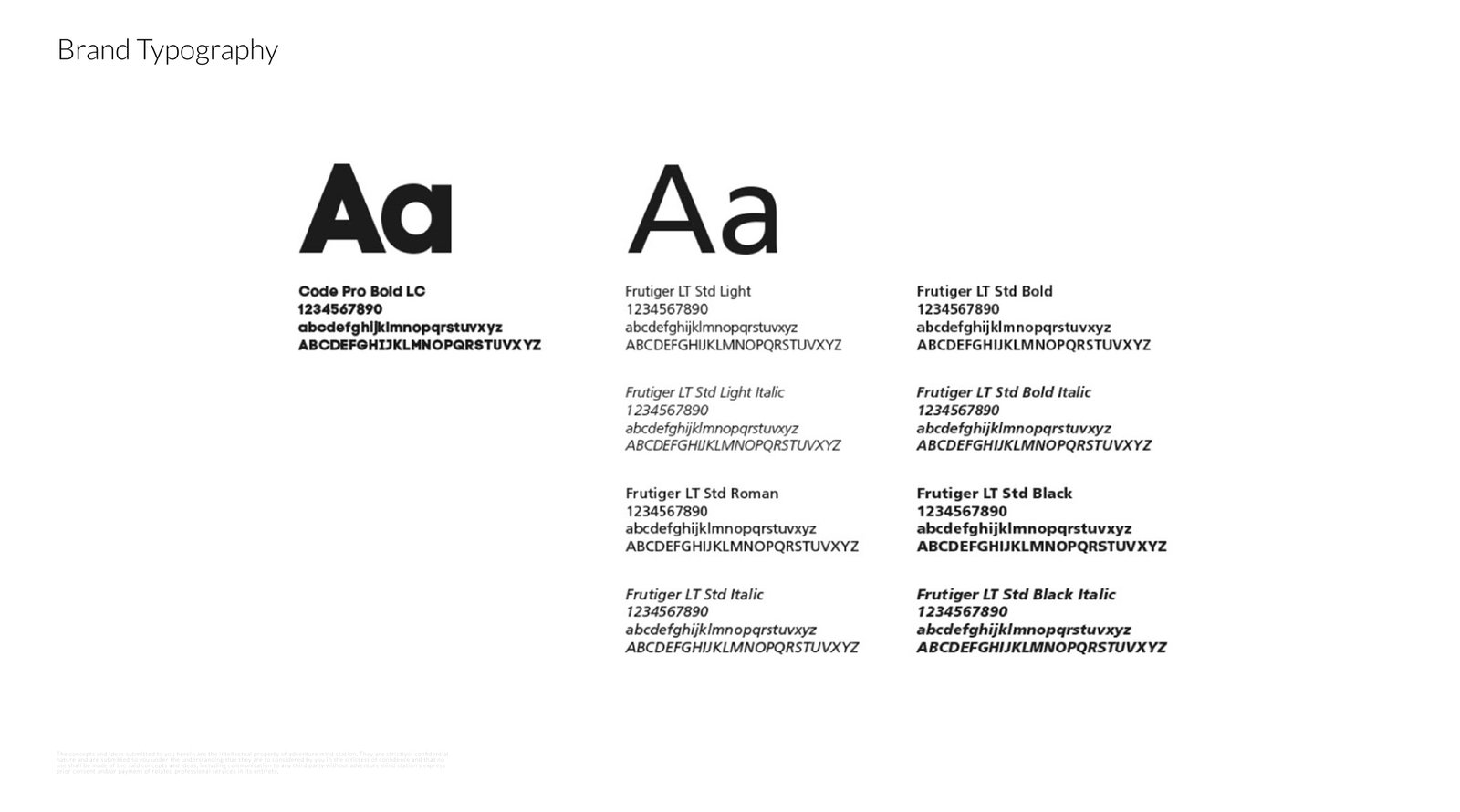 MakCity Brand Typography