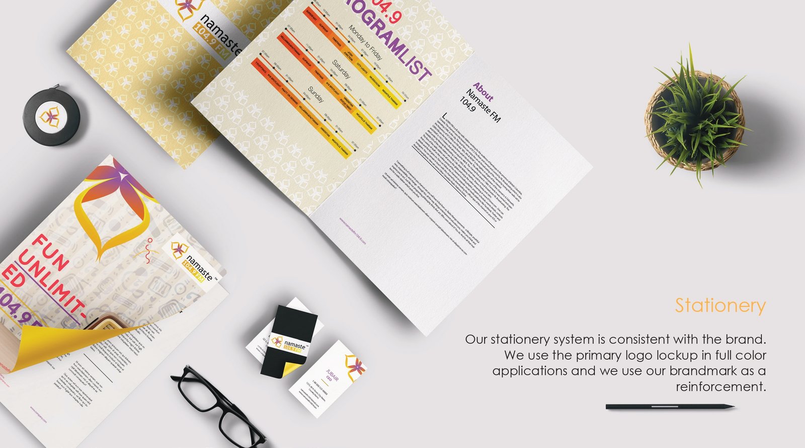 Namaste FM Stationery