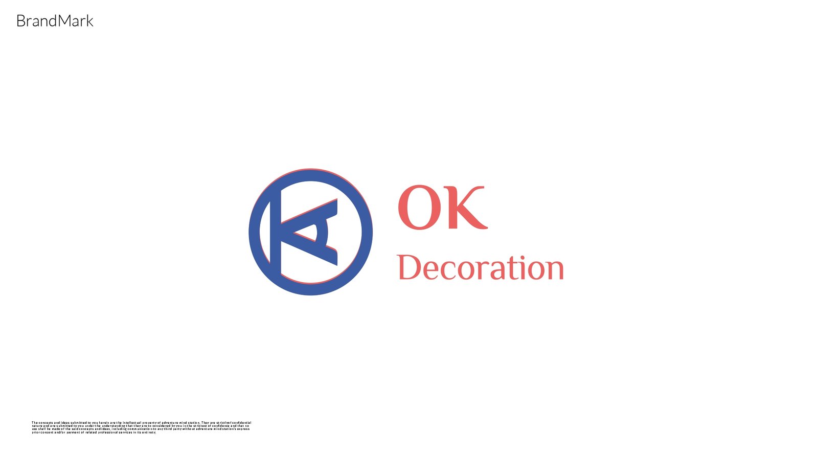 OK Decoration Letter K
