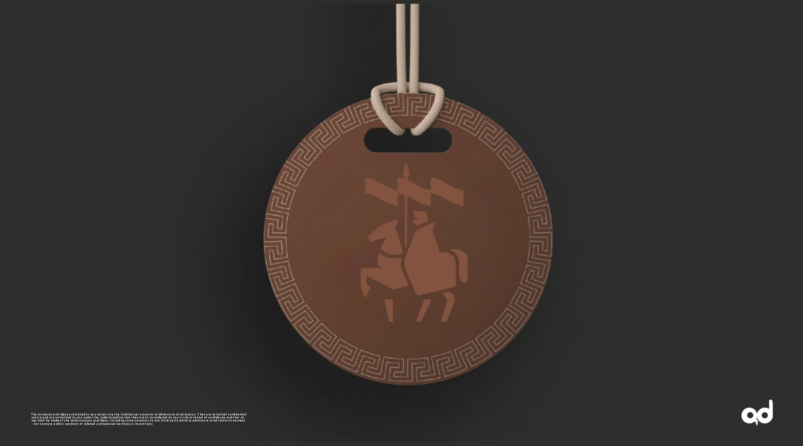 Old Scott Circular Tag