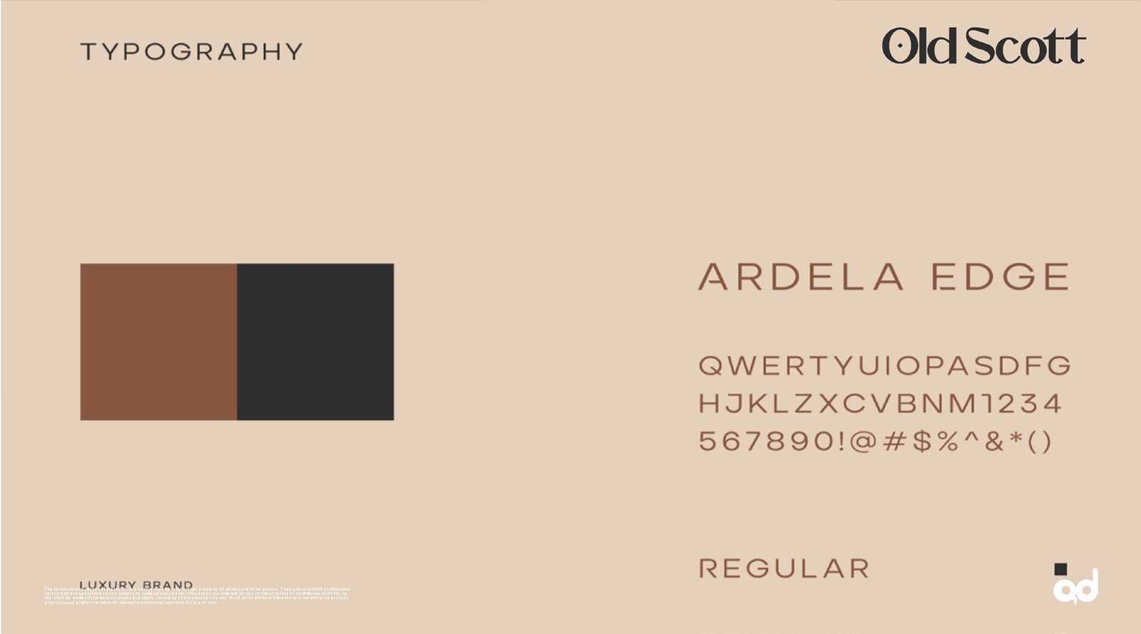 Old Scott Primary and Secondary Colors