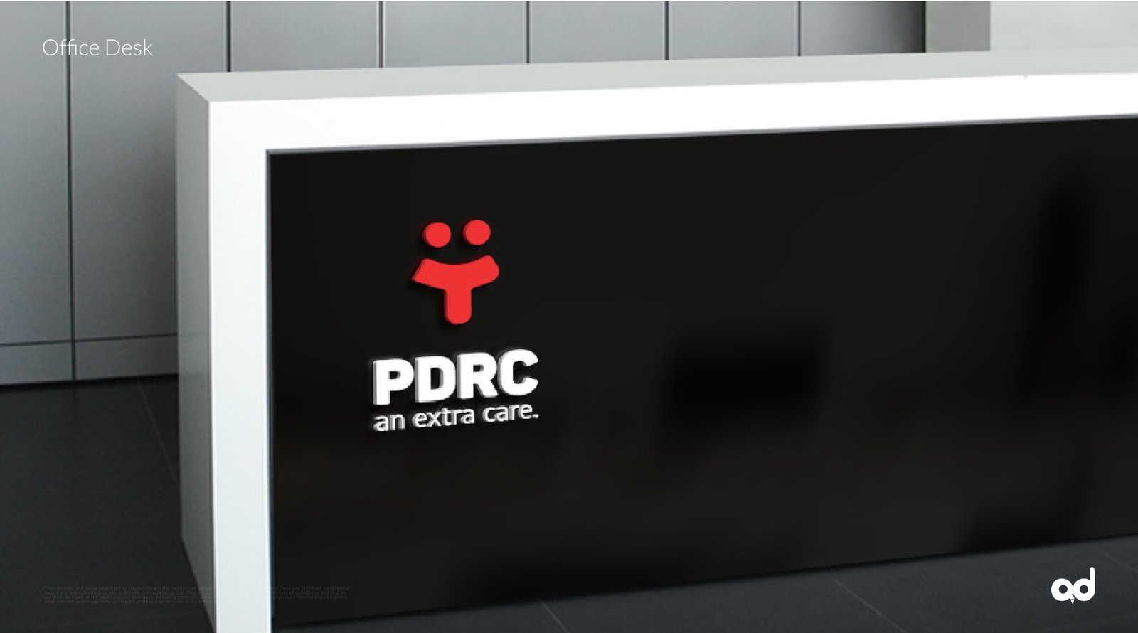 PDRC BrandMark On Office Wall