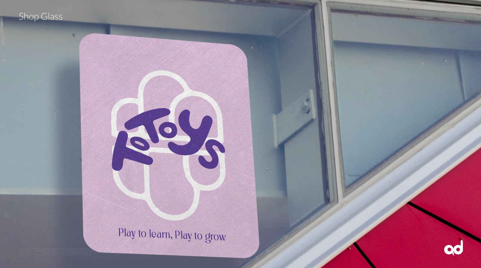 ToToys Shop Glass Branding